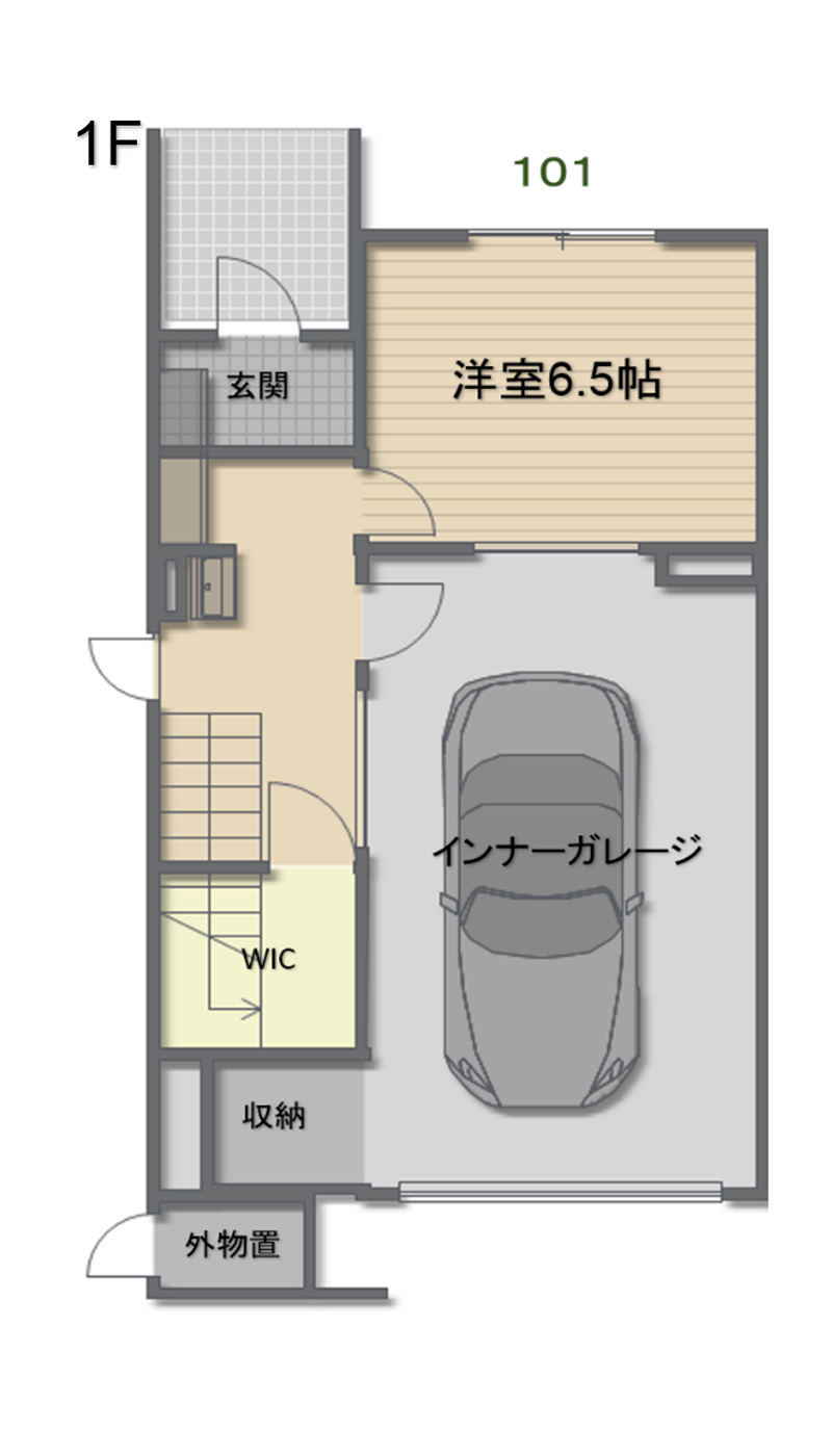 間取図 1階
