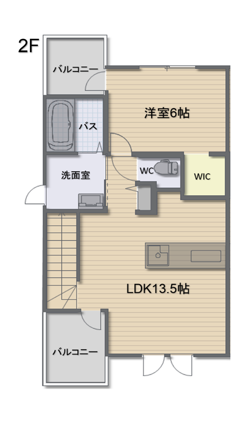 間取図 2階